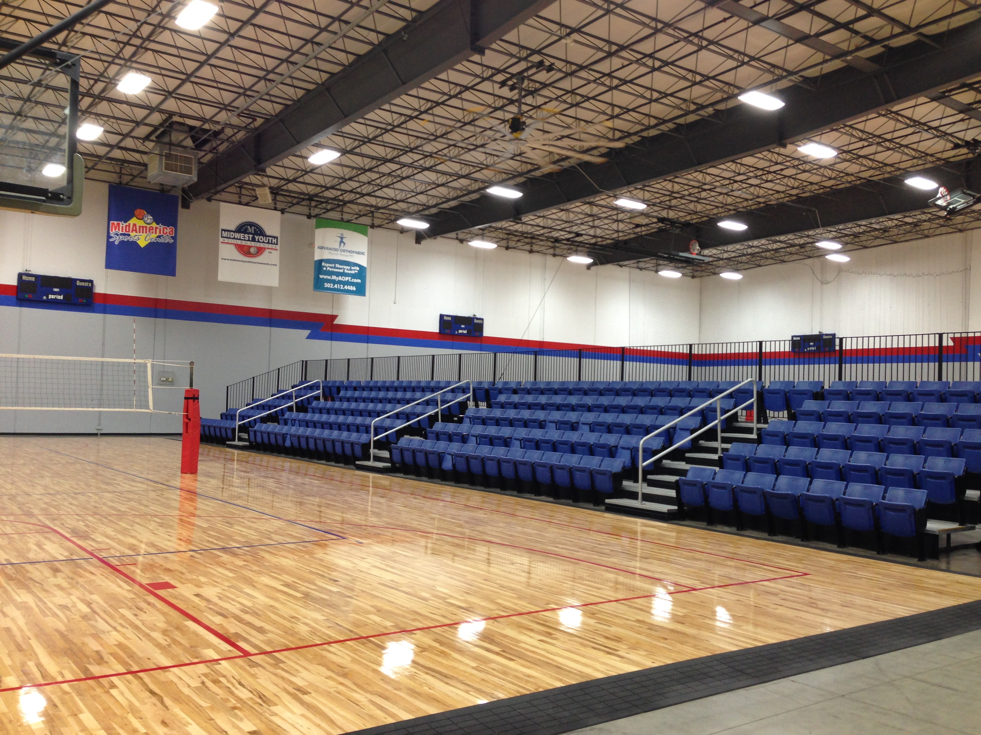 MidAmerica Sports Center Has All New Hardwood Floors